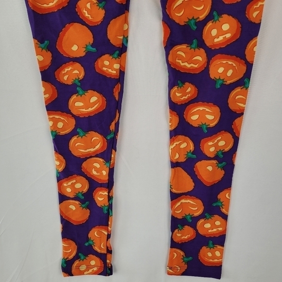 NWT LuLaRoe Simply Comfortable Tween Halloween Pants One Size See Measurements - Picture 7 of 10